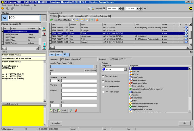 Call Manager 2010